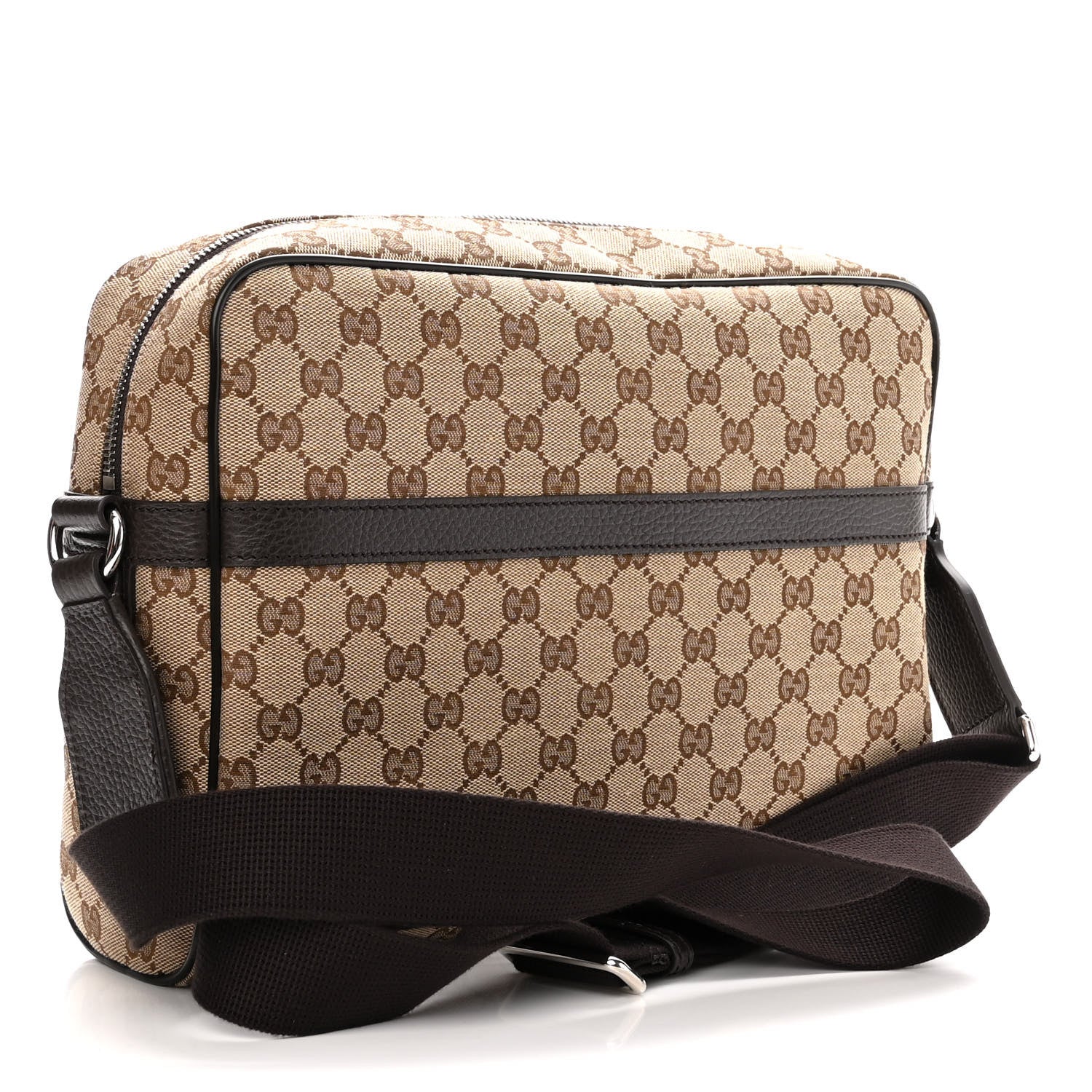 Gucci Monogram Messenger Bag Dark Brown 3 of 10