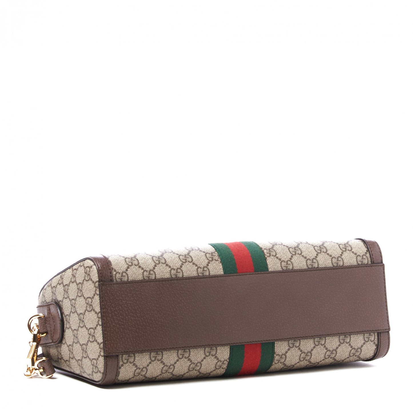 GG Supreme Monogram Web Medium Ophidia Boston Brown