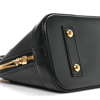 Louis Vuitton Epi Love Lock Alma BB Black 7 of 8