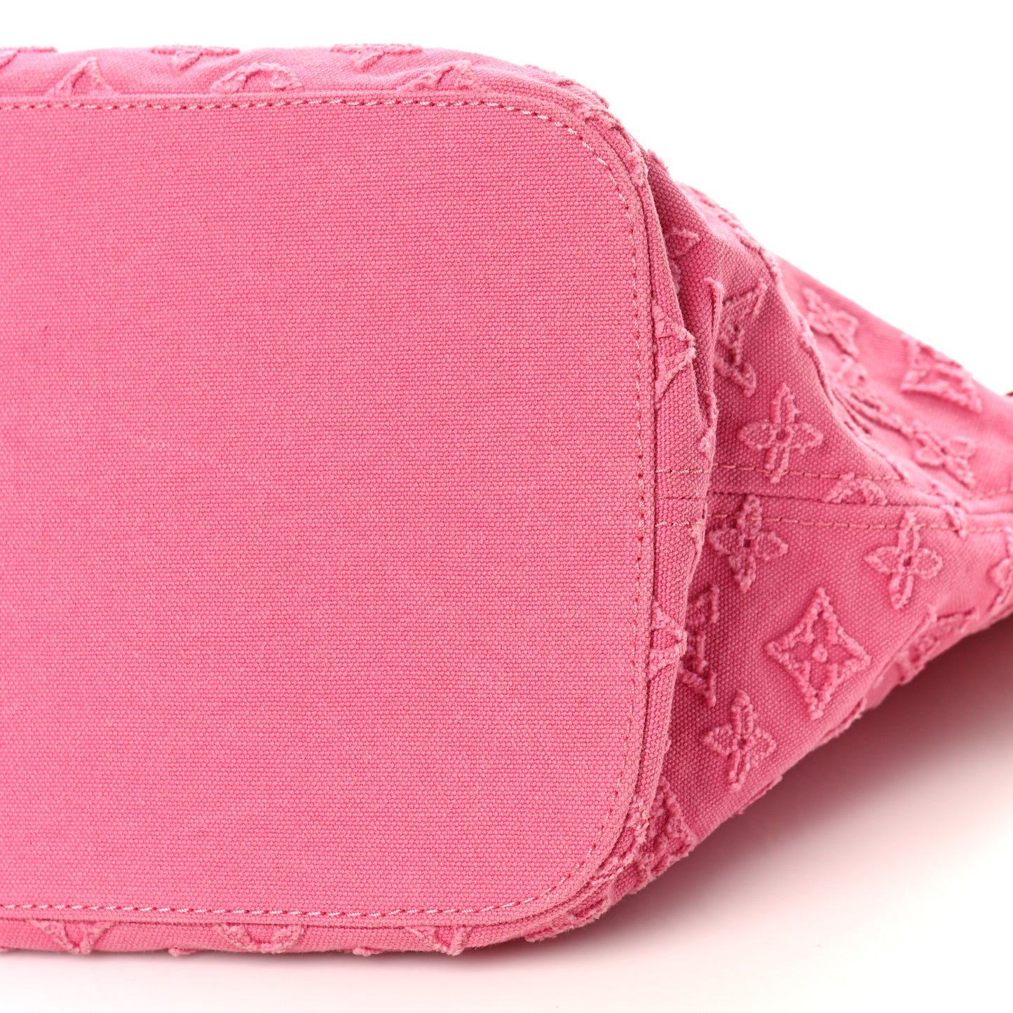 Monogram Denim Neverfull MM Rose