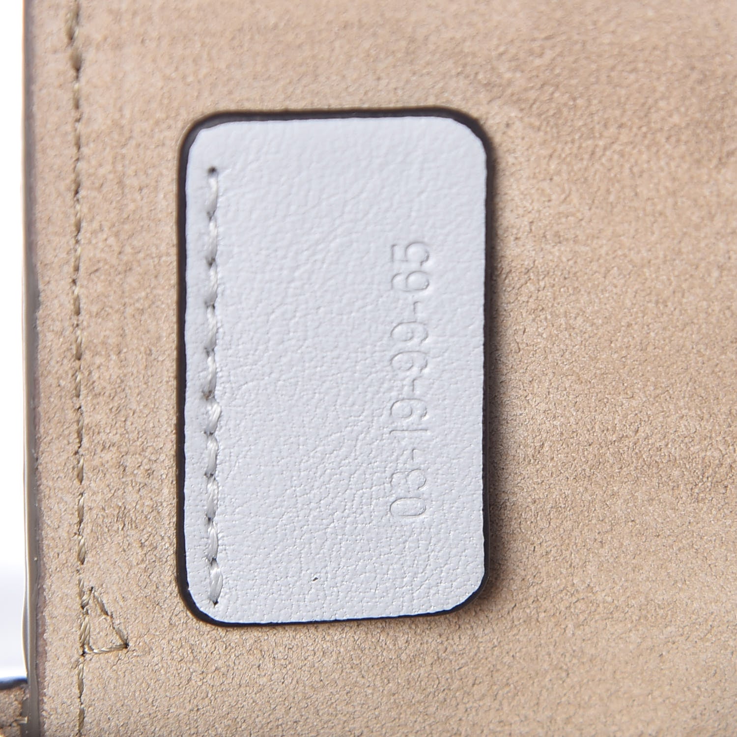 Chloe Suede Calfskin Mini Faye Bracelet Bag Light Cloud 7 of 10