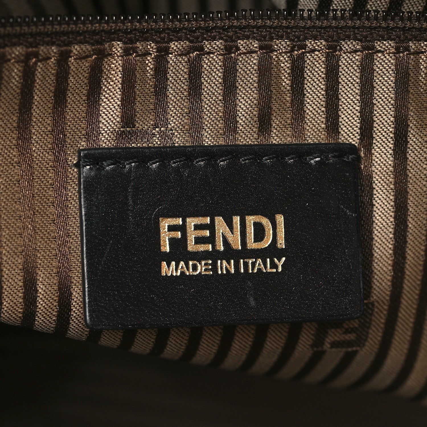 Fendi Vitello Dolce Marmol Anna Shoulder Bag Black 6 of 9