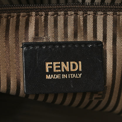 Fendi Vitello Dolce Marmol Anna Shoulder Bag Black 6 of 9