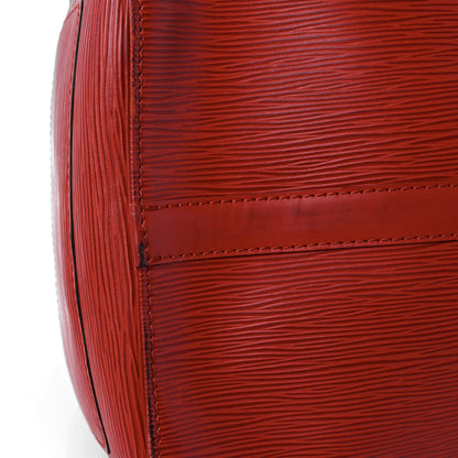 Louis Vuitton Epi Keepall 45 Castillan Red 13 of 18