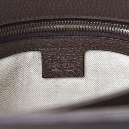 Gucci GG Supreme Monogram Web Medium Ophidia Shoulder Bag Beige New Acero 8 of 10