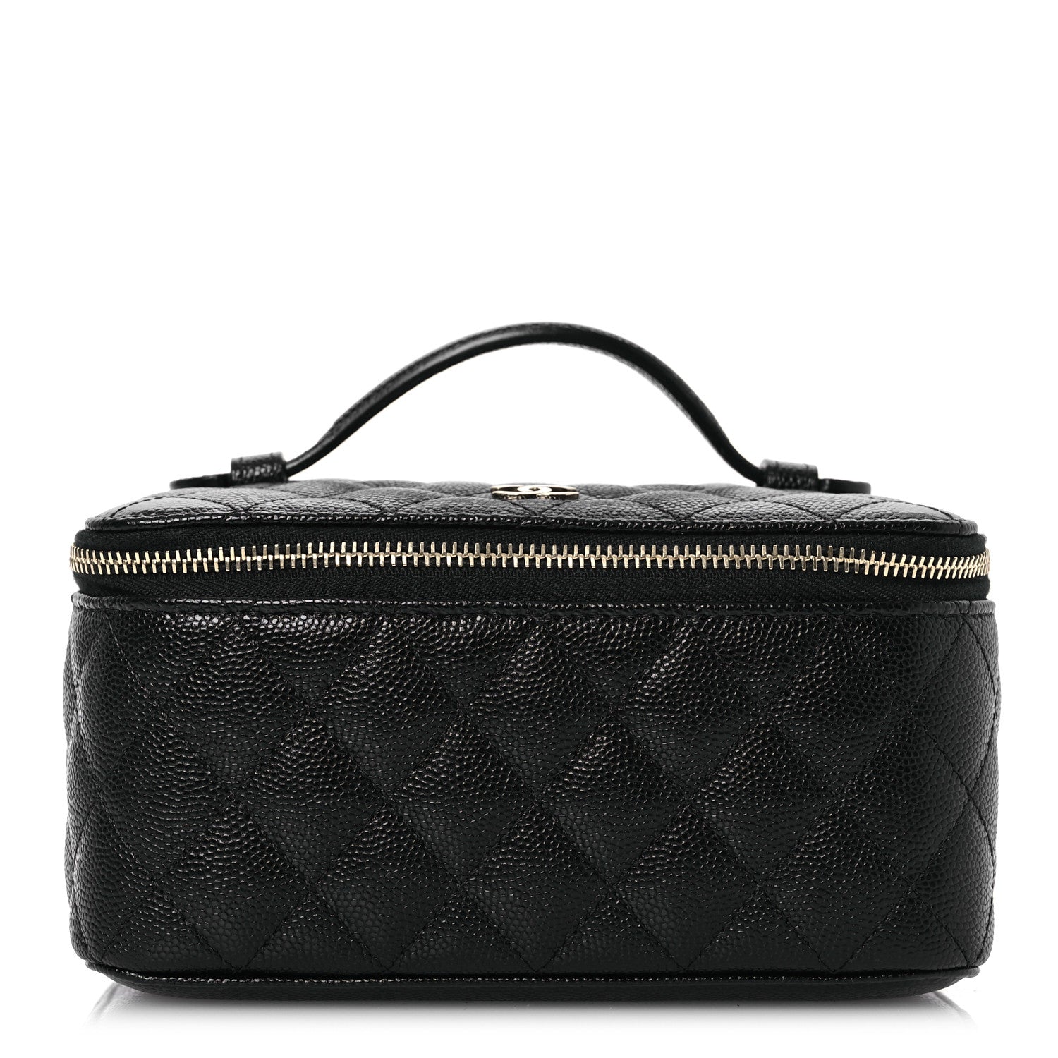 Chanel Caviar Quilted Jewelry Box Black 1 of 10