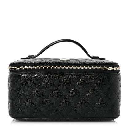 Chanel Caviar Quilted Jewelry Box Black 1 of 10