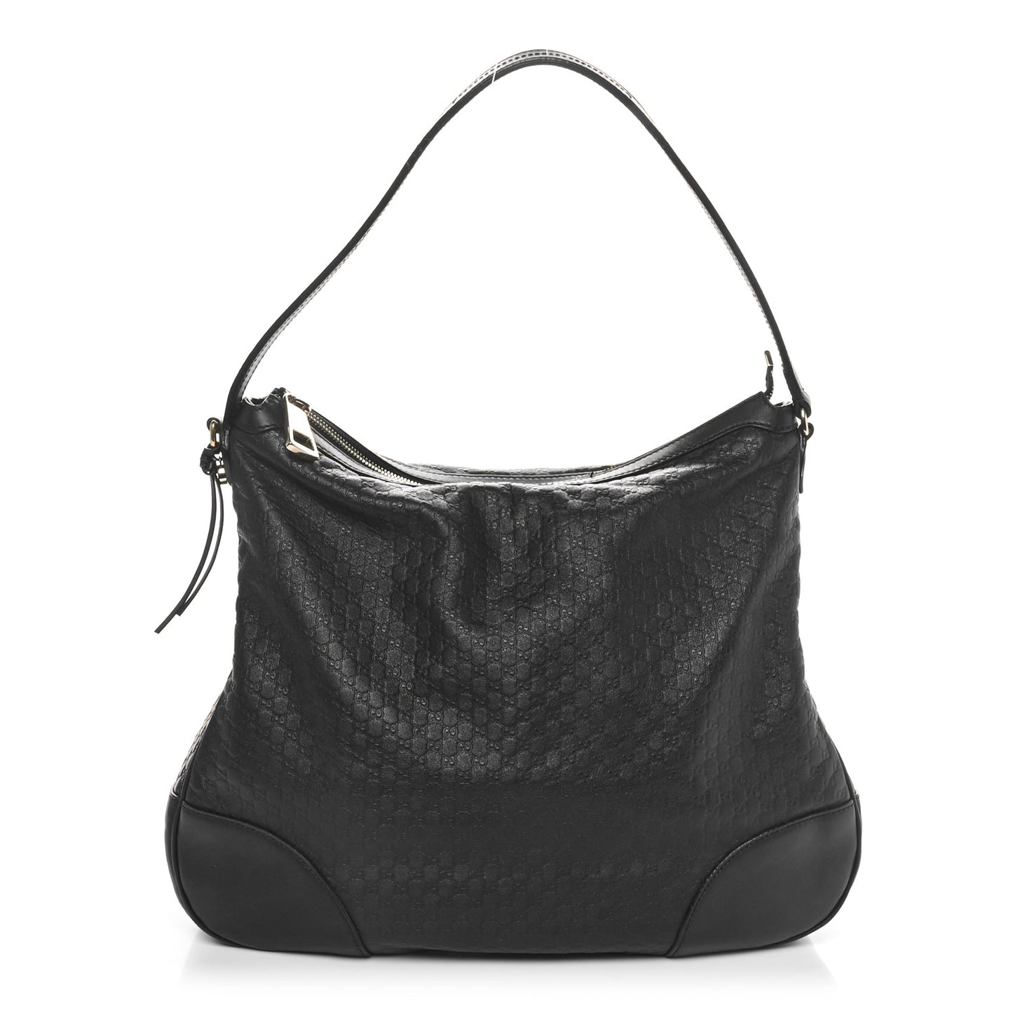 Soft Microguccissima Margaux Hobo Black