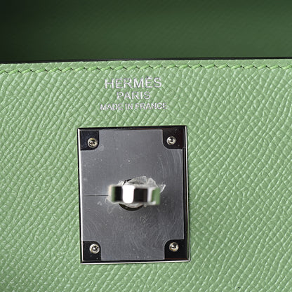 Hermes Epsom Kelly Sellier 32 Vert Criquet 14 of 40