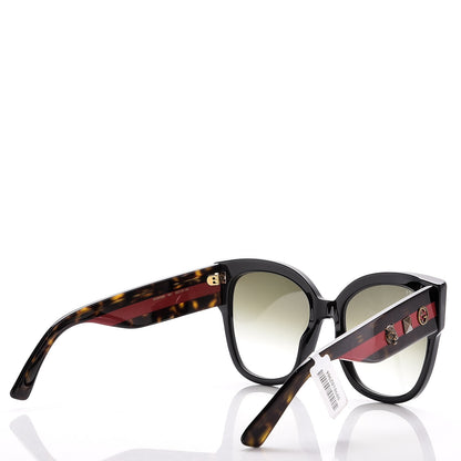 Gucci Square Frame Web Sunglasses GG0059S Black 4 of 8