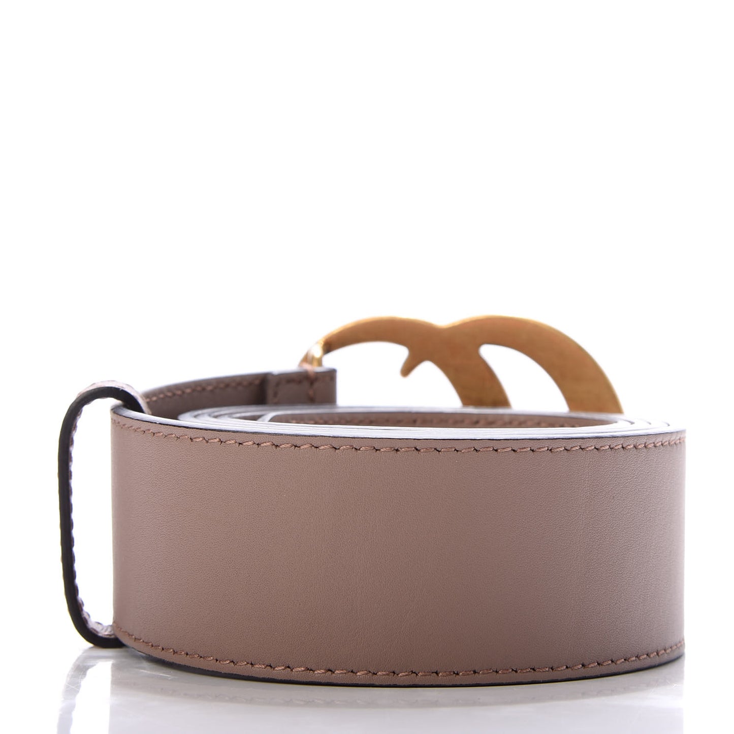 Calfskin Double G 40mm Belt 95 38 Porcelain Rose