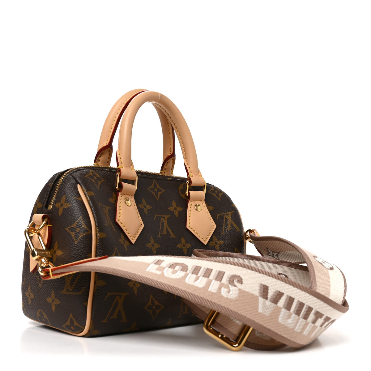 Monogram Speedy Bandouliere 20 Beige