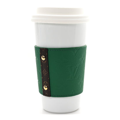 Louis Vuitton Porcelain Taurillon Louis Cup Green 3 of 6