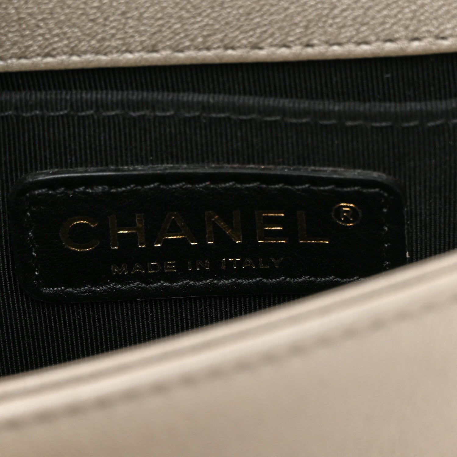 Chanel Metallic Lambskin Mini Scaled Boy Flap Gold 5 of 10