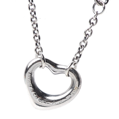 Tiffany Sterling Silver Elsa Peretti Open Heart Bracelet 4 of 5