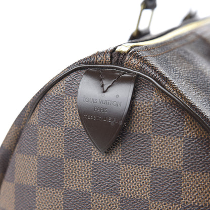 Louis Vuitton Damier Ebene Speedy 35 8 of 10