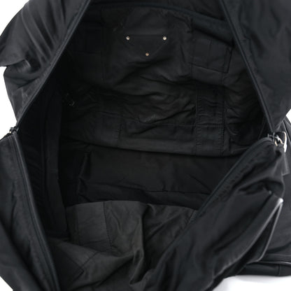 Prada Tessuto Nylon Saffiano Viaggio Duffle Black 4 of 15