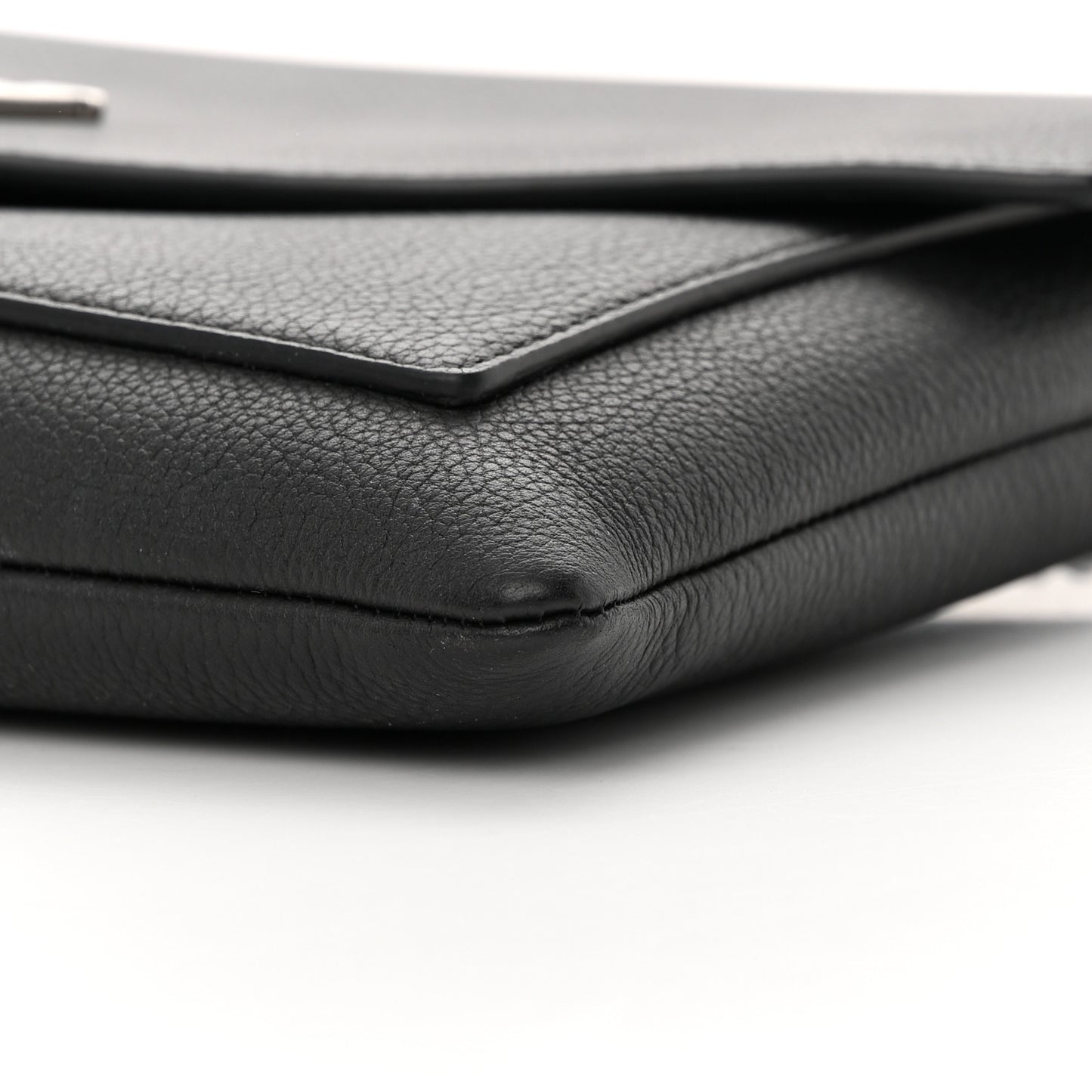 Soft Calfskin My Lockme Pochette Black