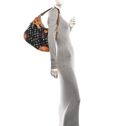 Louis Vuitton Monogram Multicolor Greta Black 2 of 9