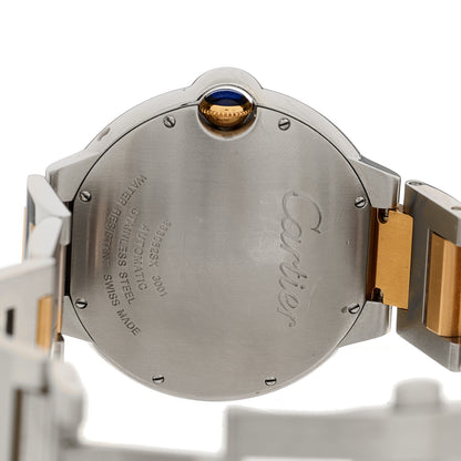 Cartier Stainless Steel 18K Pink Gold 42mm Ballon Bleu De Cartier Automatic Watch Chocolate 4 of 5