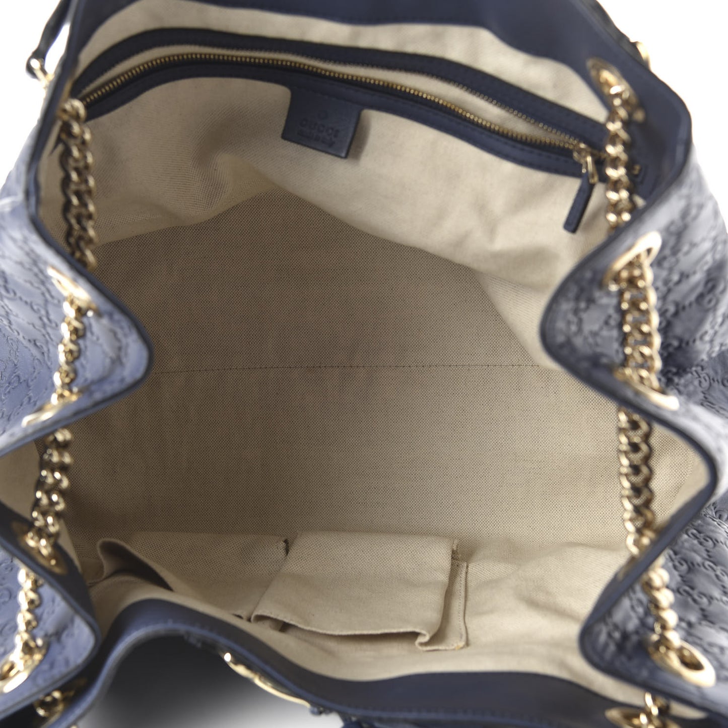 Guccissima Medium Emily Shoulder Bag Blue