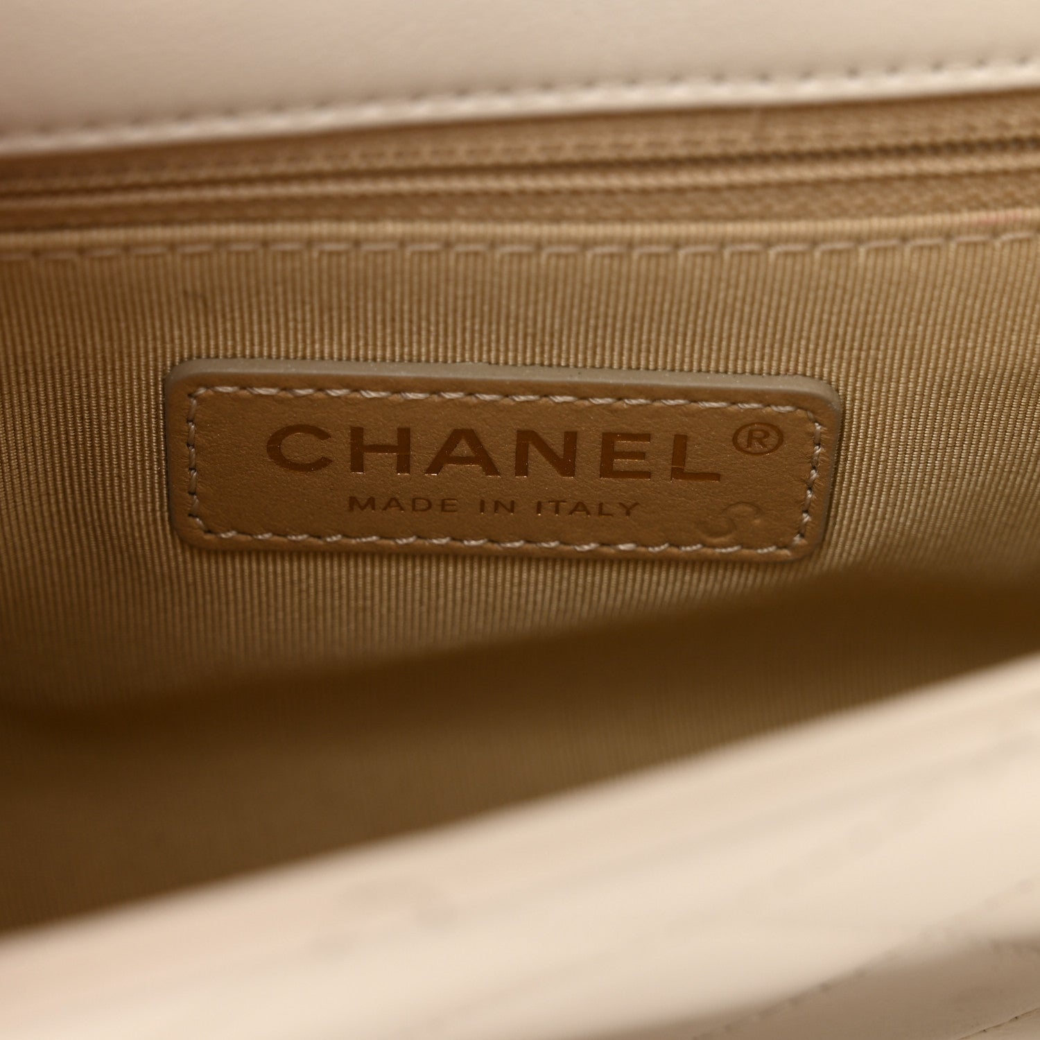 Chanel Calfskin Quilted Small Enchained Flap White 7 of 10