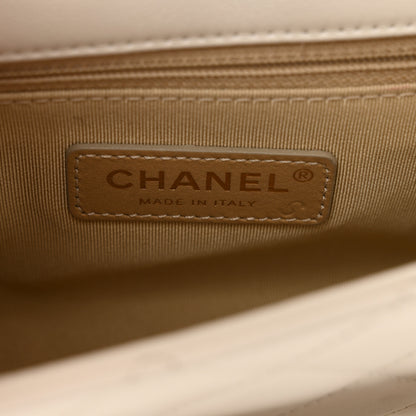 Chanel Calfskin Quilted Small Enchained Flap White 7 of 10