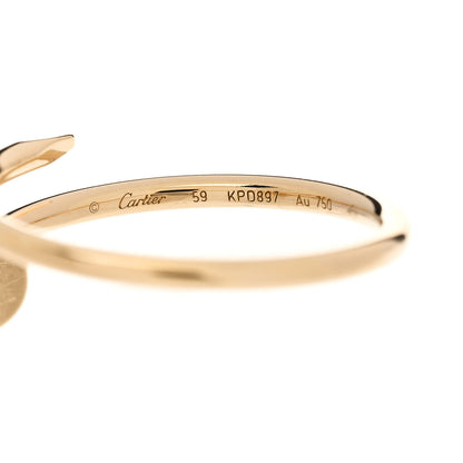 Cartier 18K Yellow Gold Small Juste Un Clou Ring 59 8.75 4 of 5