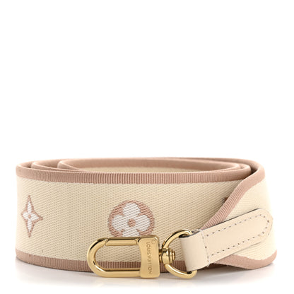 Louis Vuitton Jacquard Diane Shoulder Strap Creme Beige 1 of 4
