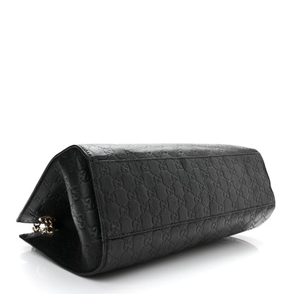 Gucci Guccissima Large Emily Chain Shoulder Bag Black 4 of 11