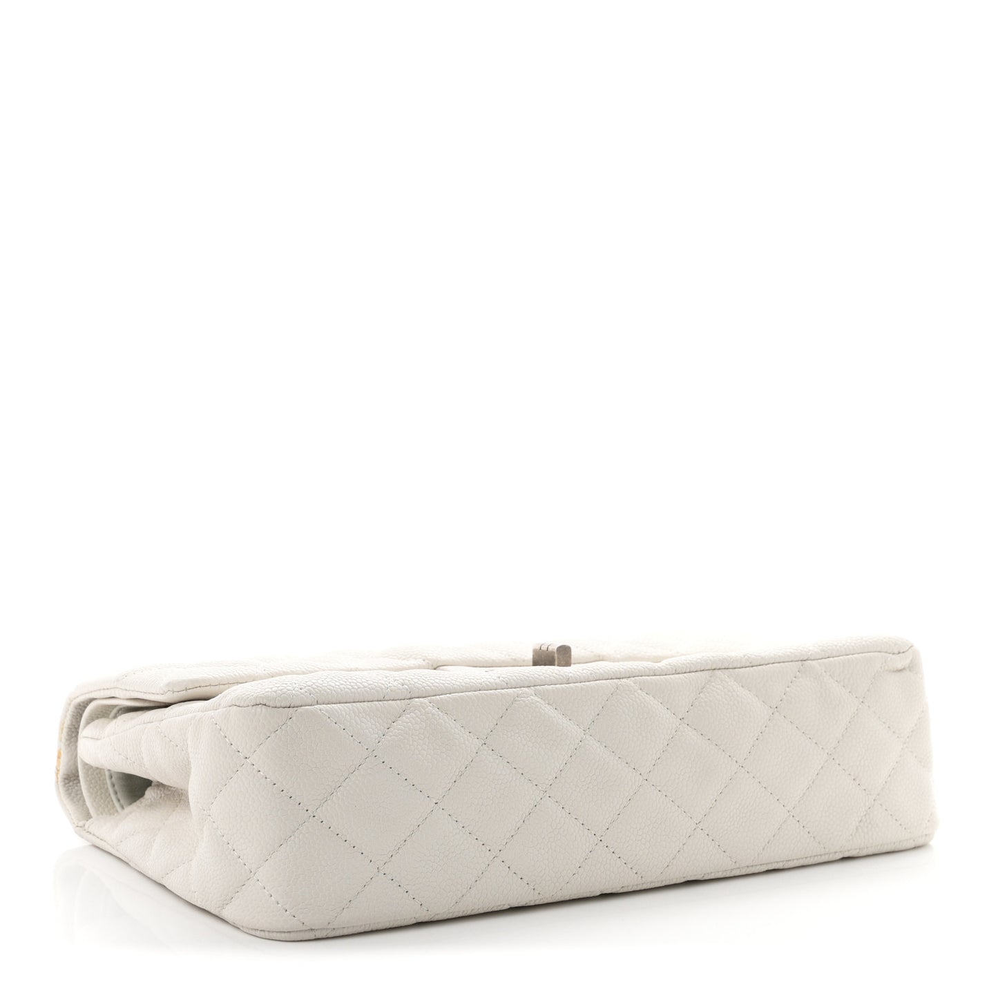 Caviar Quilted 2.55 Reissue 225 Bijoux Chain Flap White