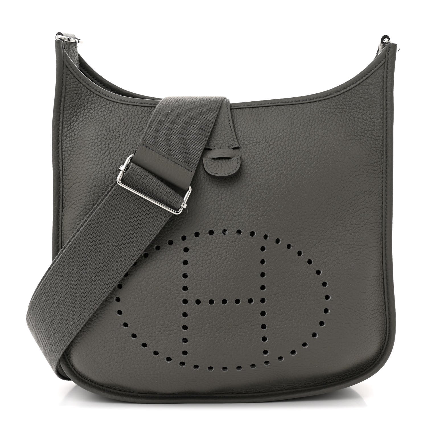 Hermes Taurillon Clemence Evelyne III PM Etain 1 of 12