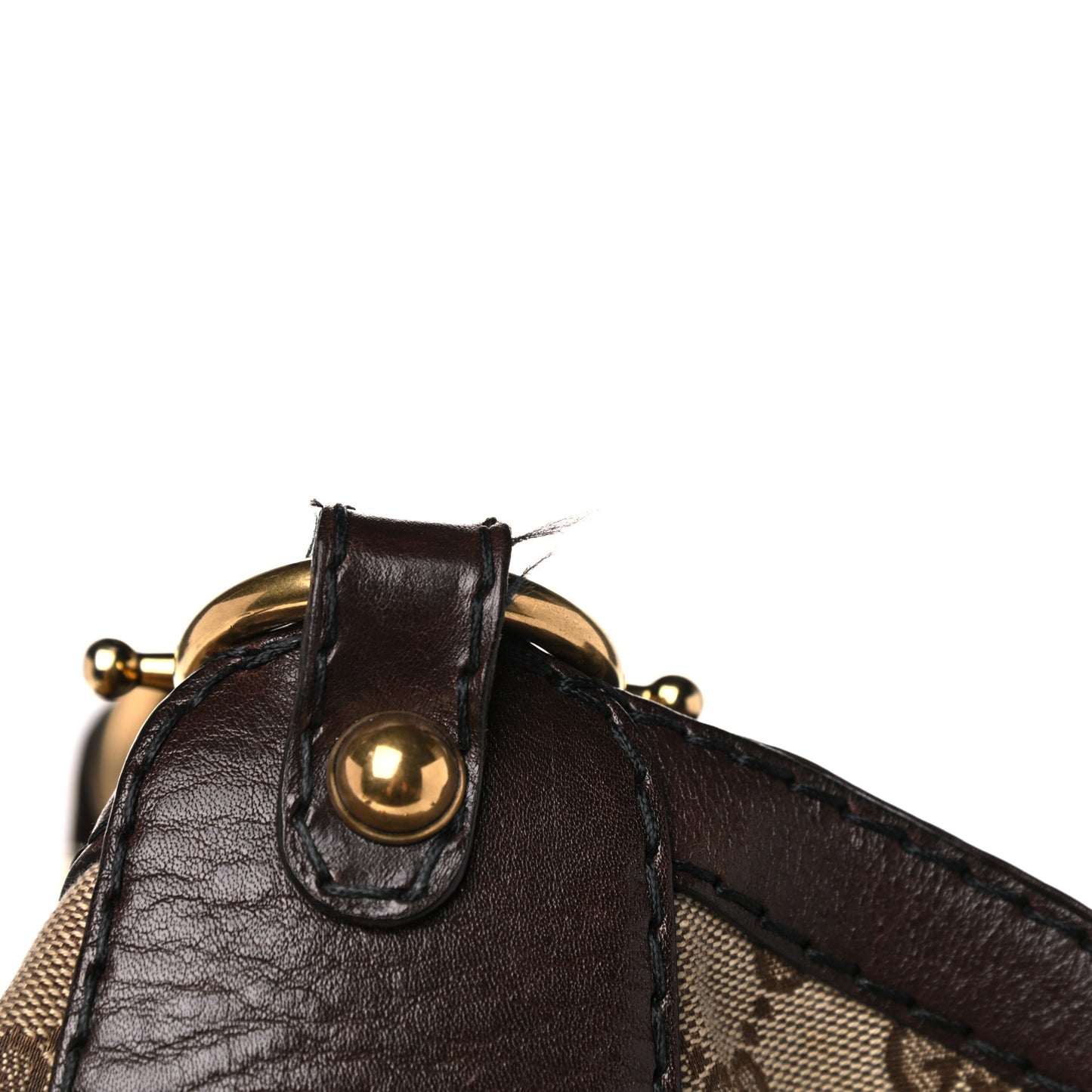 Monogram Large Jockey Hobo Dark Brown