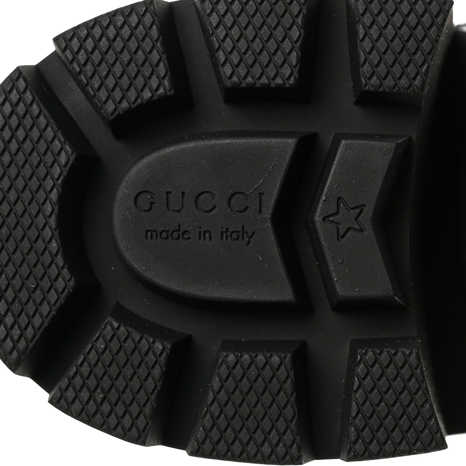 Gucci Apollo Calfskin GG Supreme Nappa Samoa Quilted Lace Up Ankle Boots 39.5 Black 8 of 9