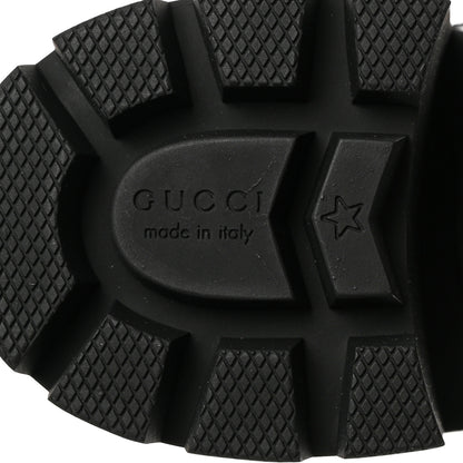 Gucci Apollo Calfskin GG Supreme Nappa Samoa Quilted Lace Up Ankle Boots 39.5 Black 8 of 9