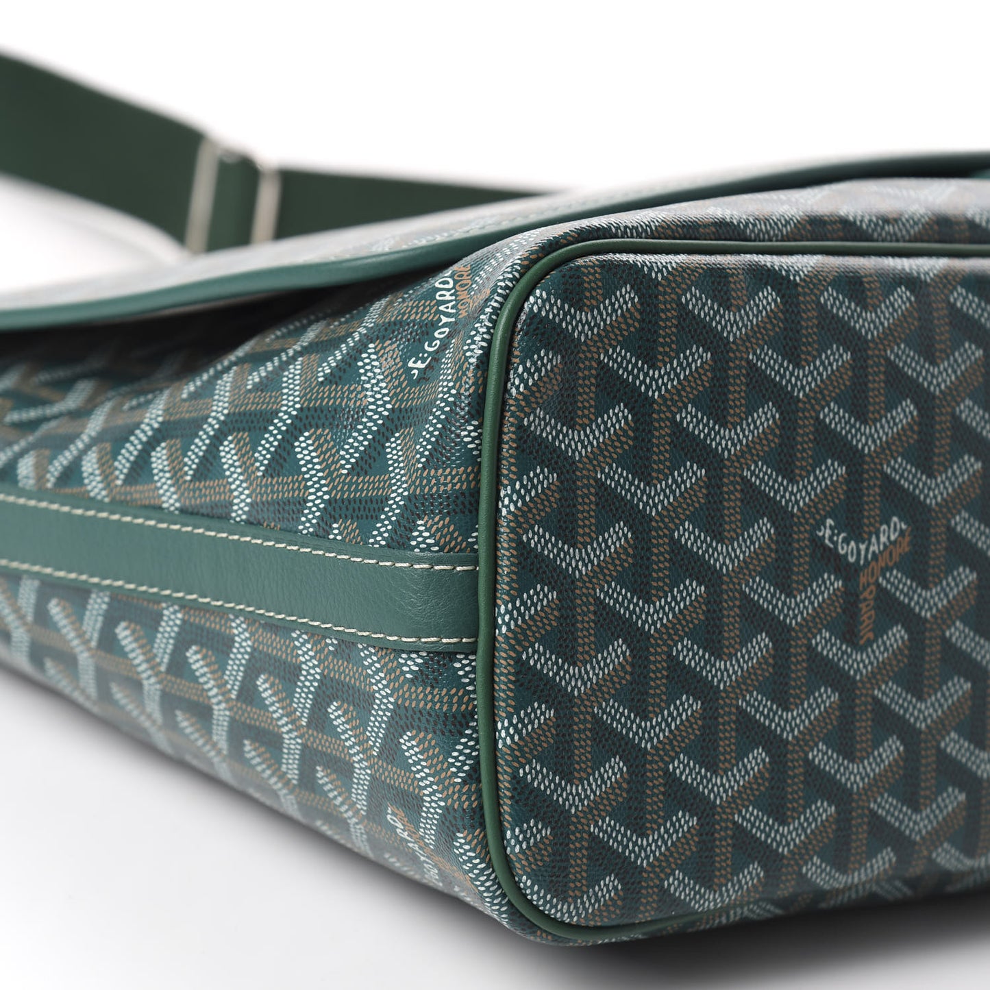 Goyardine Capetien Messenger Bag Green