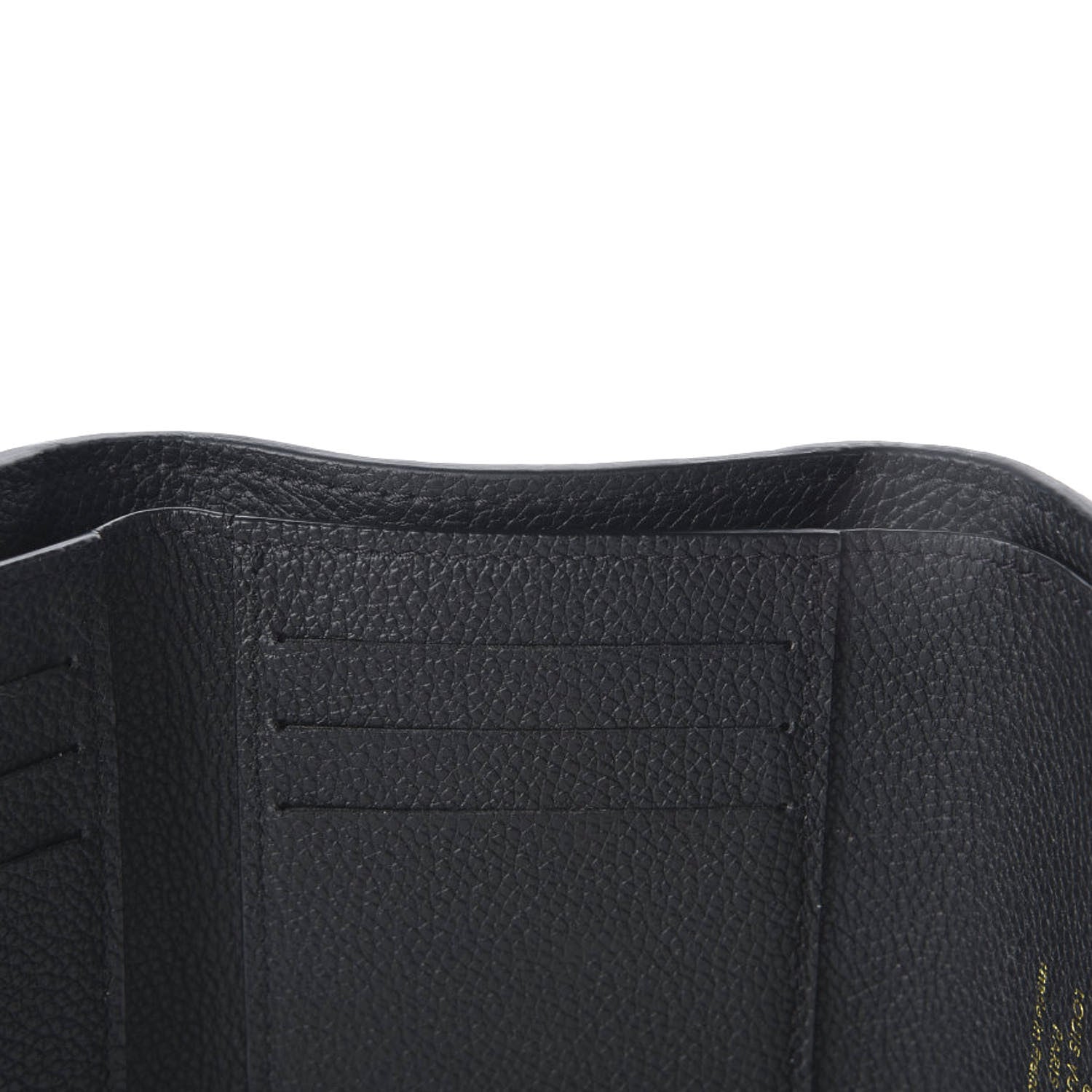 Louis Vuitton Empreinte Pont-Neuf Compact Wallet Black 6 of 10