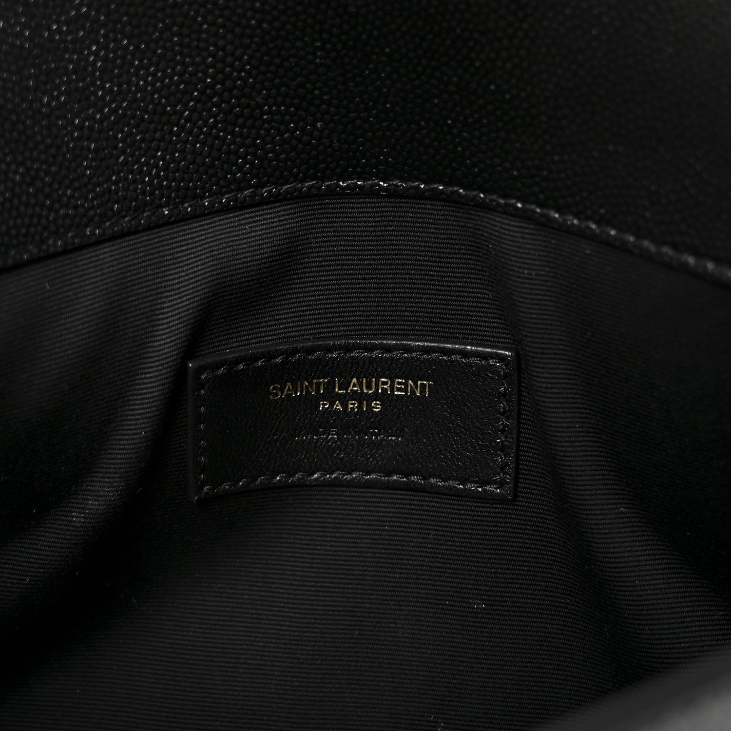 Saint Laurent Grain De Poudre Uptown Pouch Black 11 of 12