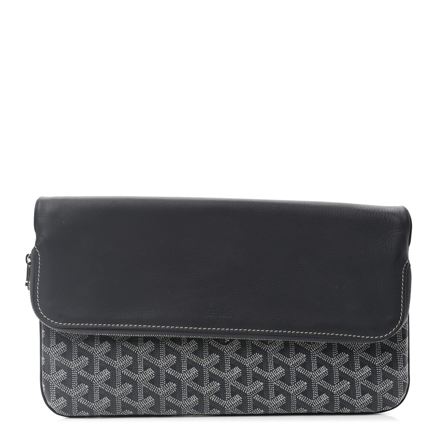 Goyardine Sainte Marie Soft Clutch Grey