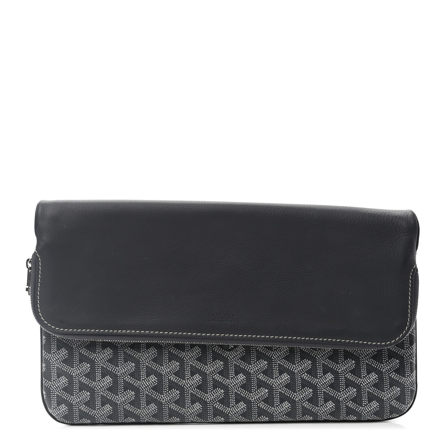 Goyard Goyardine Sainte Marie Soft Clutch Grey 1 of 6