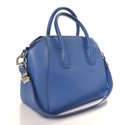 Givenchy Sugar Goatskin Small Antigona Blue 2 of 13