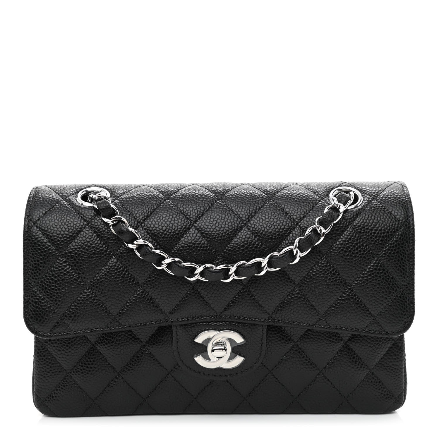 Chanel Caviar Quilted Small Double Flap Black 1 of 11