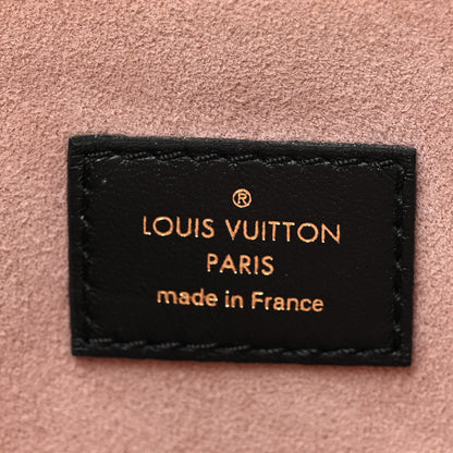 Louis Vuitton Lambskin Embossed Monogram Coussin PM Black 12 of 19