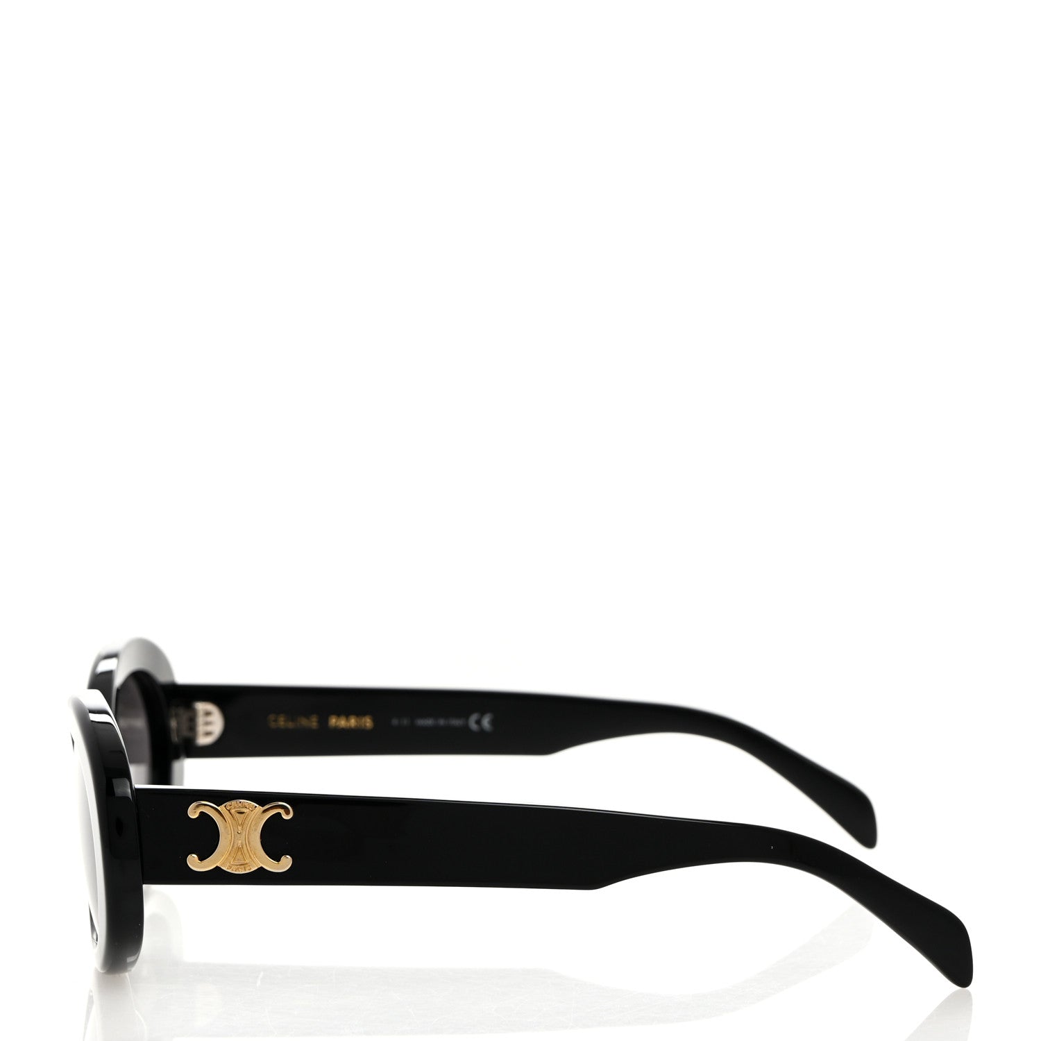 Celine Acetate Triomphe 01 Sunglasses CL 40194U Black 3 of 7