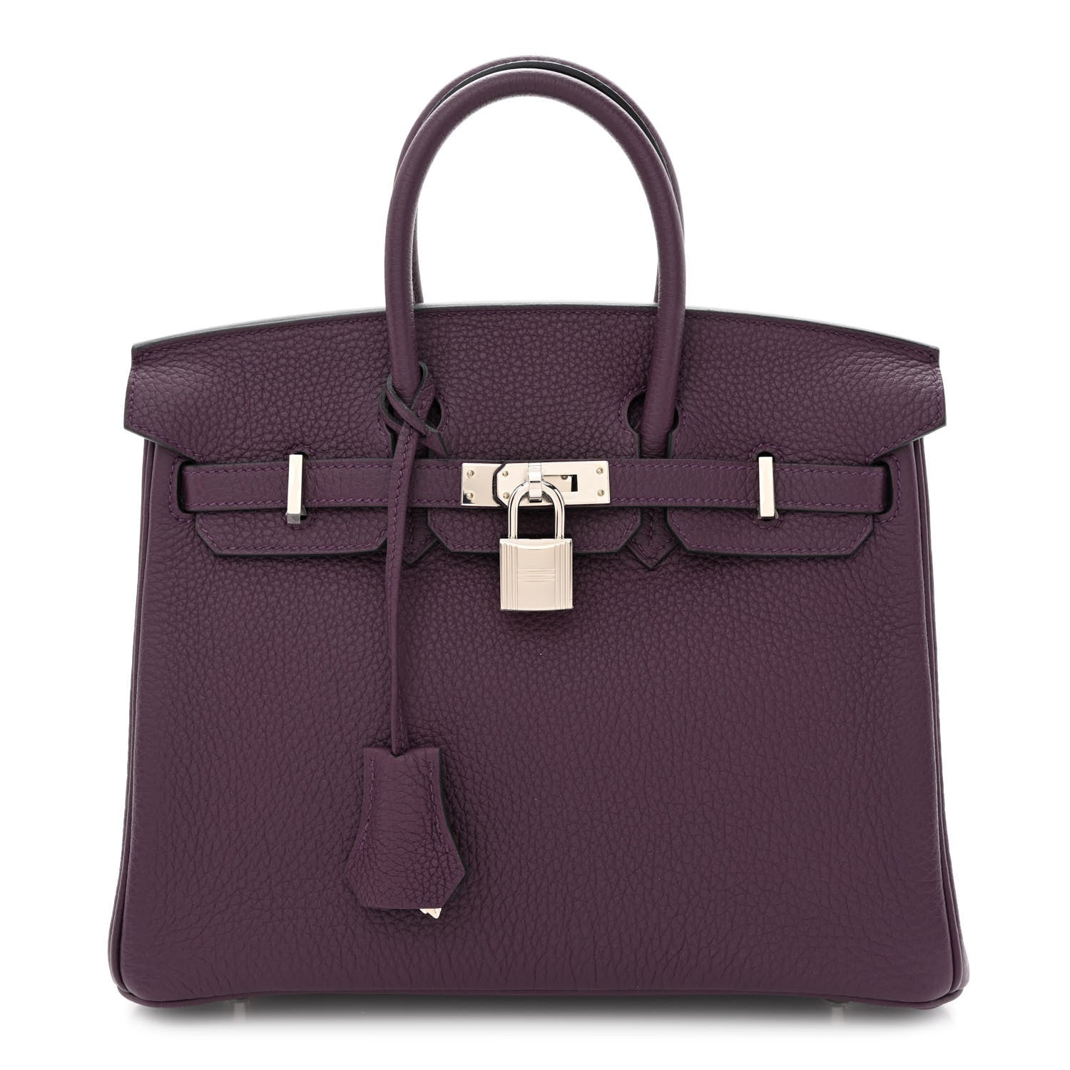 Hermes Togo Birkin 25 Cassis 1 of 12
