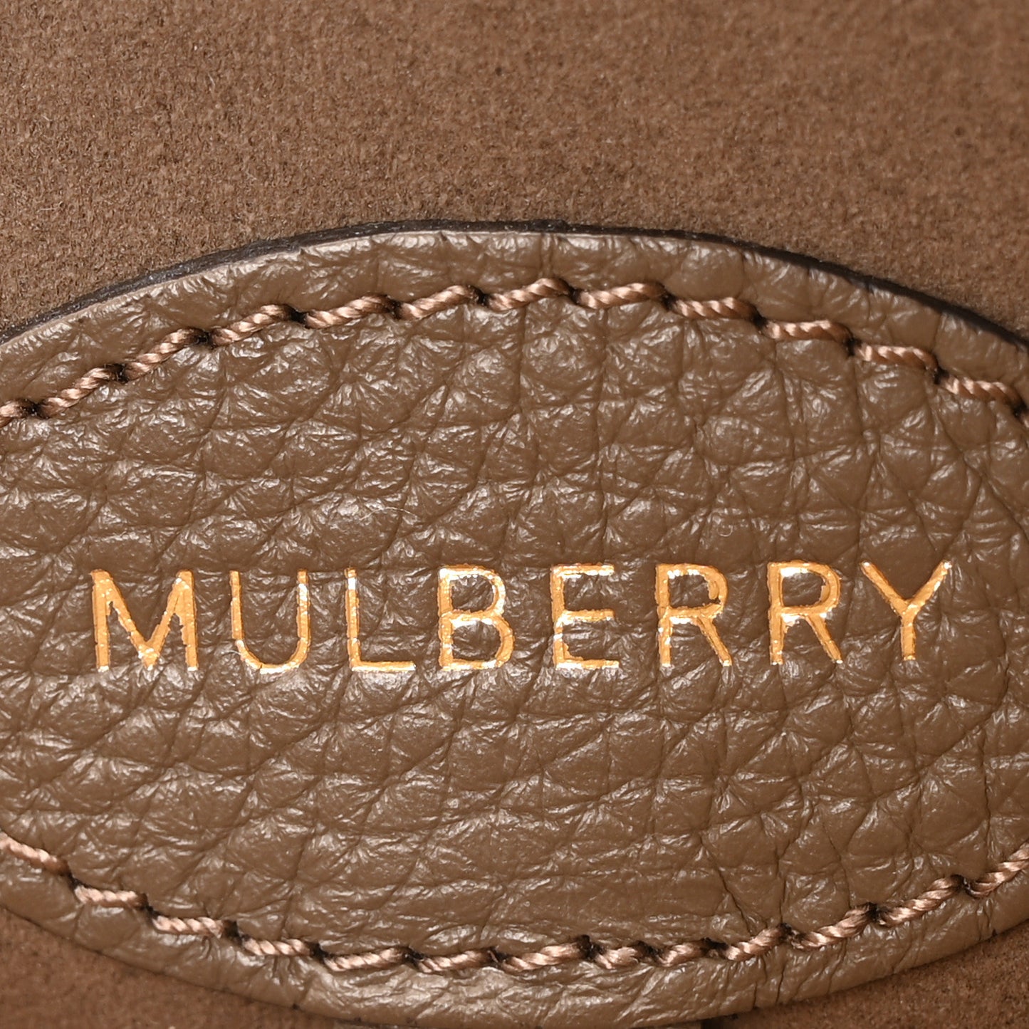 Small Classic Grain Calfskin Medium Lily Flap Clay