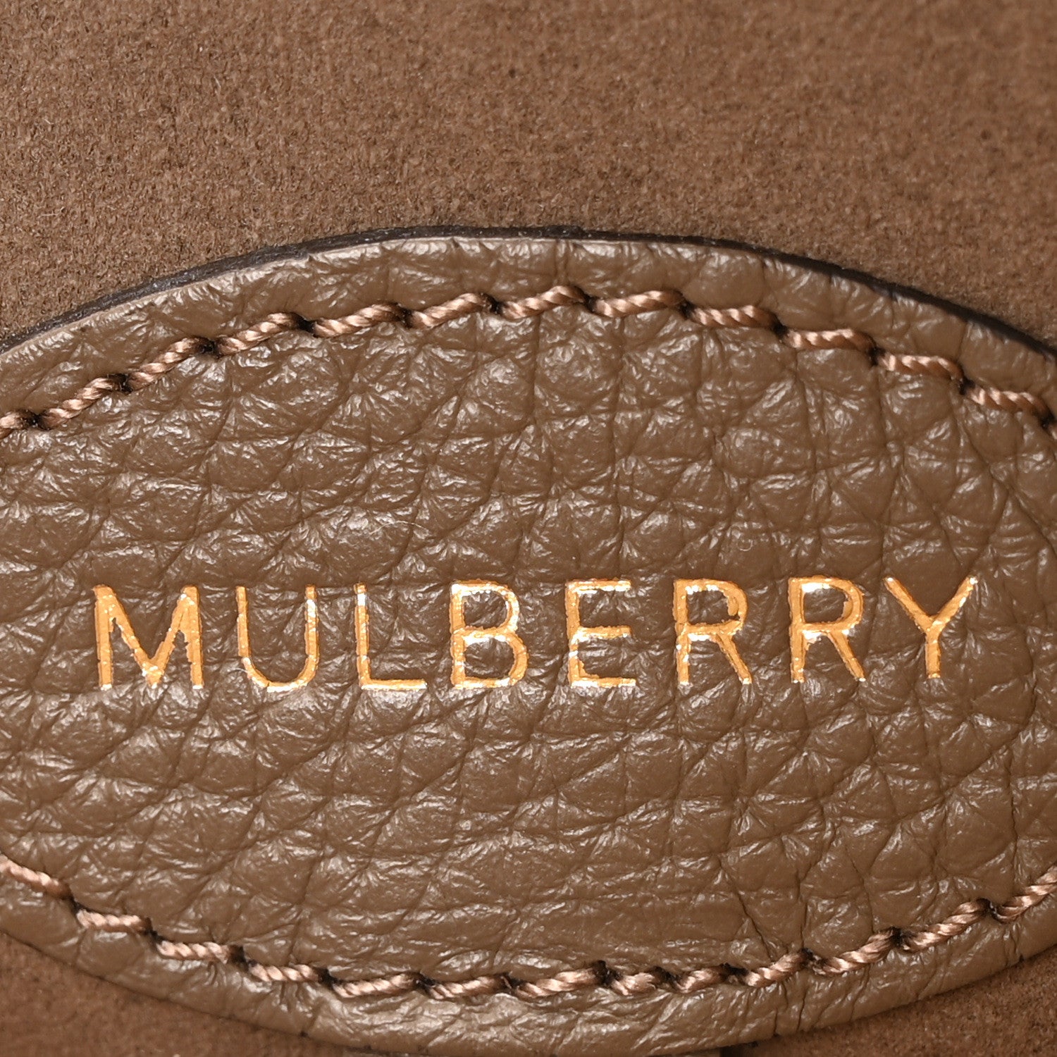 Mulberry Small Classic Grain Calfskin Medium Lily Flap Clay 6 of 10