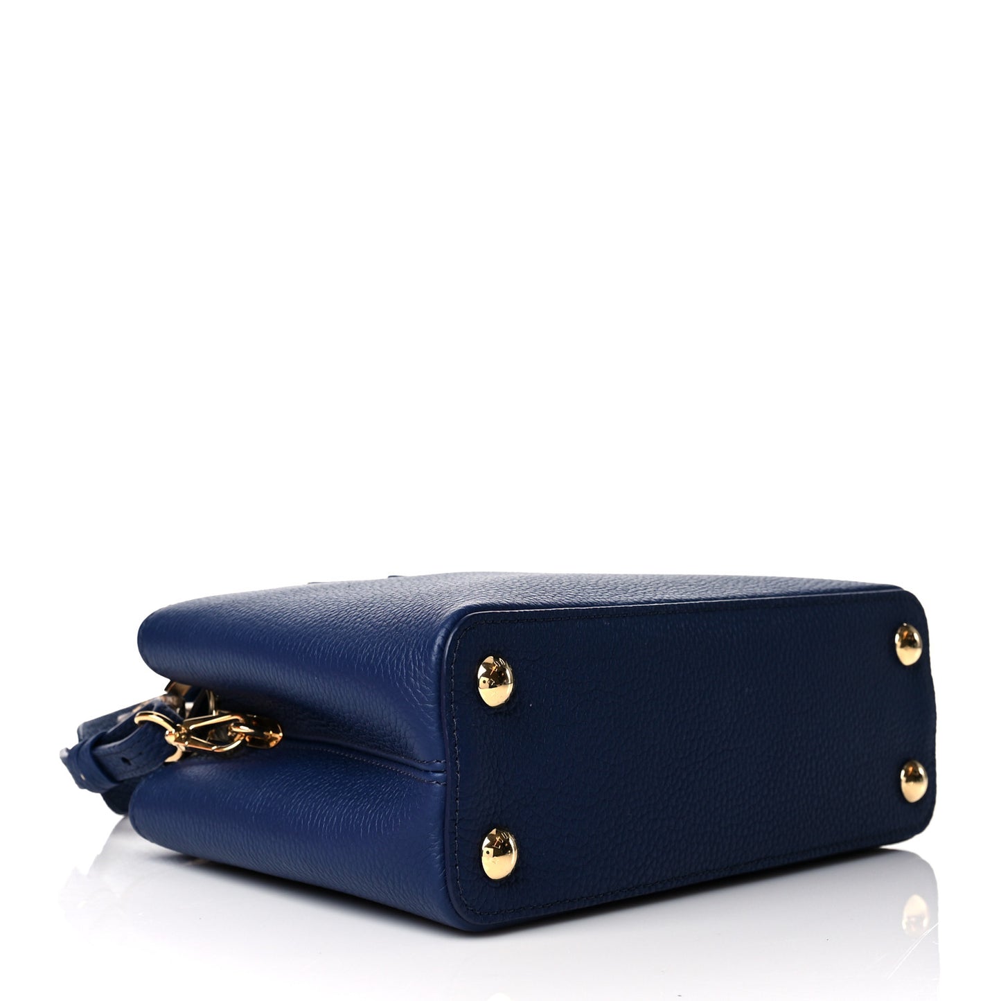 Taurillon Python Capucines BB Blue Naturel