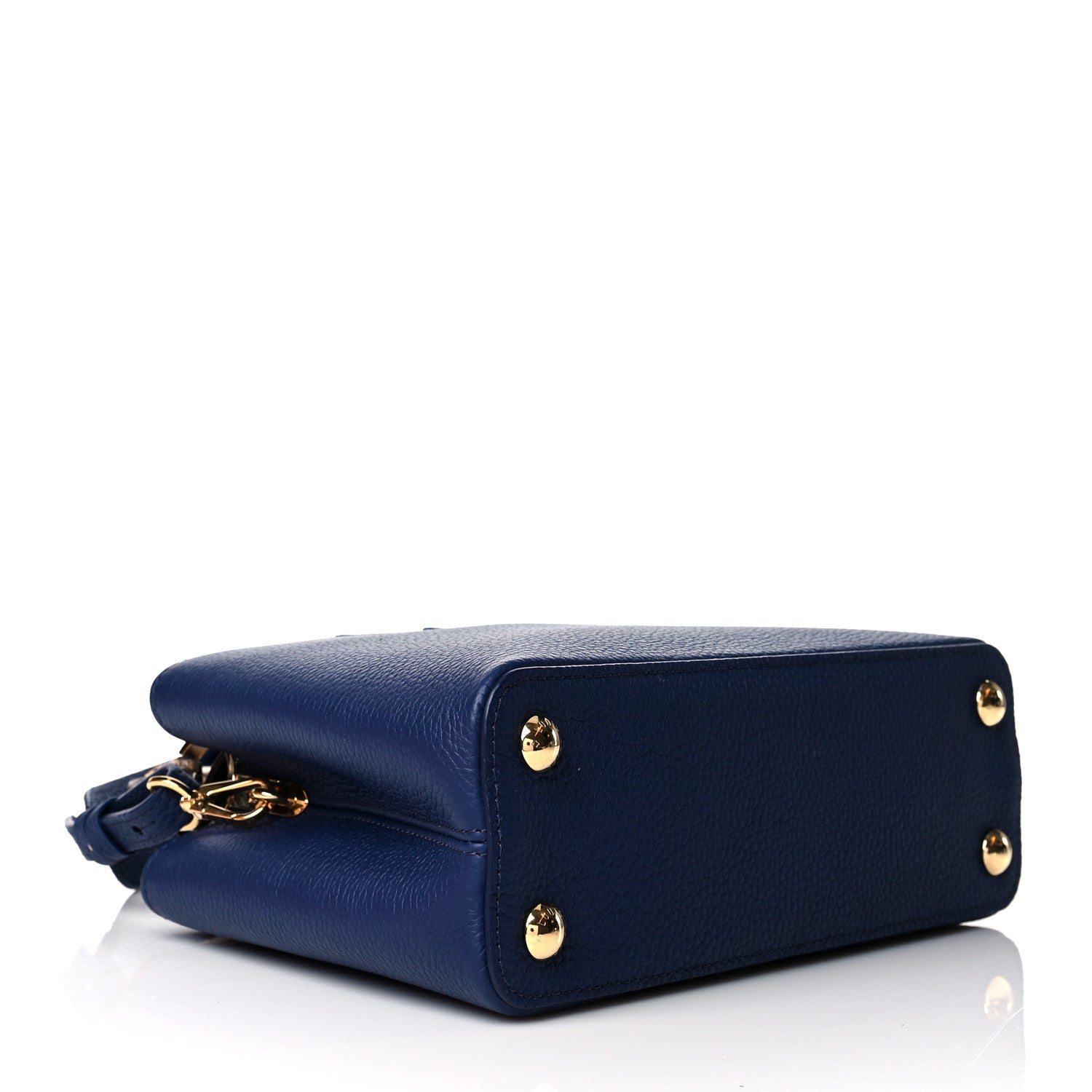 Louis Vuitton Taurillon Python Capucines BB Blue Naturel 4 of 9