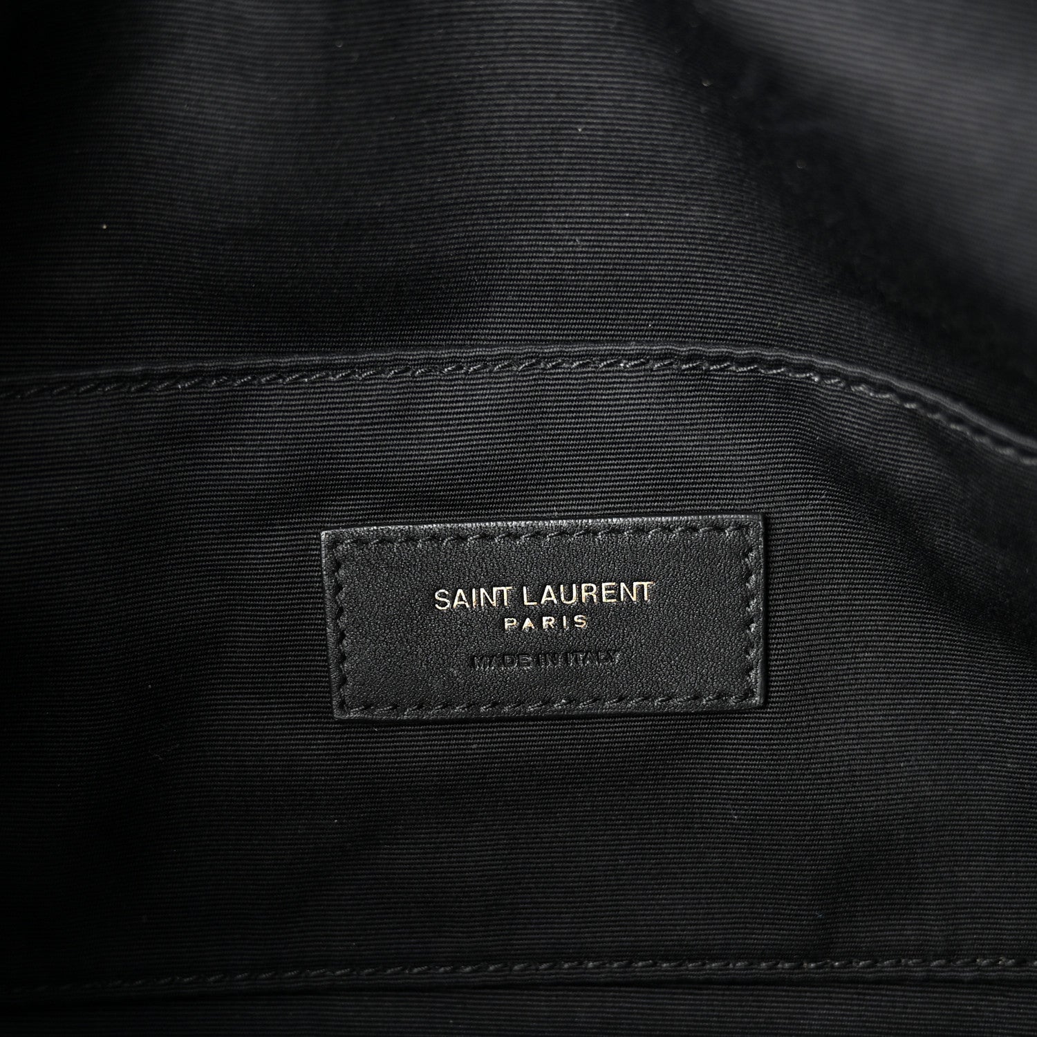 Saint Laurent Grain De Poudre Monogram Belt Bag Black 5 of 8